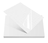 Balacoo 50 Sheets Self-Adhesive Laminated Pouches for Photos with Water-Resistant PVC Material, Matte Finish, for DIY Projects and Document Protection