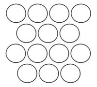 Balacoo 50pcs Black Silicone Bracelet Set, Comfortable Supple Elastic Wristbands for DIY Accessory, Multi-function Simple Wristband for Jewellery Making and Craft Supplies