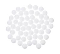 Balacoo 50pcs Solid Polystyrene Craft Balls White Round Spheres for Wedding Christmas DIY Decorations and Molecular Models Paintable and Glueable Craft Supplies