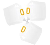 Balacoo 5L Collapsible Water Storage Bags 3Pcs Portable Ice Bath Containers for Sports Cold Soak Therapy at Home with Leak-Resistant Features
