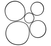 Balacoo 5pcs Aquarium Floating Plant Rings for Fish Tank, Eva Material, round Shape, Versatile Usage, Black Colour, Suitable for Aquatic Plants and Fish in Aquarium