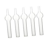 Balacoo 5pcs Glass Single Ball Drying Tubes for Lab Chemistry Experiments Transparent Glass Tubes for Student Hands Practice Suitable for Middle and High School Science Labs