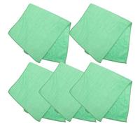Balacoo 5pcs Green Microfiber Pet Blankets for Small Animals Comfortable and Reusable Guinea Pig Sleeping Mats Suitable for Pet Owners