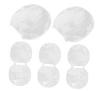 Balacoo 5pcs Transparent Professional Table Tennis Racket Protective Film Thick Double Sided Adhesive Paddle Cover for Compact Protection