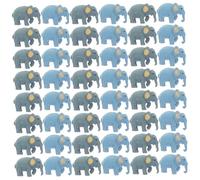 Balacoo 60Pcs Mini Resin Elephant Figurines Small Sturdy Elephant Models for Dollhouse Garden Decor DIY Crafts Nature Inspired Tiny Animal Ornaments