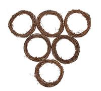 Balacoo 6Pcs Bird Perch Swing for Parakeets Chew Friendly Vine Material Interactive Cage Decor for Parrots Bird Training Supplies and Play Gym