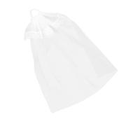 Balacoo 6pcs Handmade Doll Wedding Veils White Short Bridal Veil with Comb Doll Accessories for Dress Up Collectors