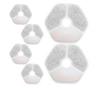 Balacoo 6pcs Pet Water Fountain Filter Replacement Cat Drinker Filters for Automatic Dispensers Improves Water Quality