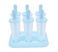 Balacoo 6pcs Plastic Ice Pop Moulds Snack Moulds with Easy Release Design, Versatile and Healthconscious for Making Jelly and Ice Cream at Home