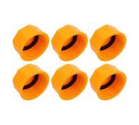Balacoo 6pcs Replacement Diesel Can Caps for Gas Cans with Coarse Thread Design and Weather Resistant Pp Rubber Material, Suitable for Fuel Tank Storage and Engine Use in Home or Garage