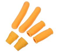 Balacoo 6pcs Rubber Crutch Handle and Underarm Pads Comfortable Grip Non-slip Replacement Parts for Walking Stick and Forearm Crutches Suitable for Users
