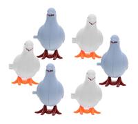 Balacoo 6pcs Wind Up Pigeon for Fun Jumping Clockwork Decorative Gift Bag Fillers Easy to Use Party Hopping to Develop Hands Skills Random Color