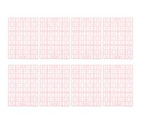 Balacoo 8pcs Pink Plastic Rabbit Cage Mat with Drainage Function and Cuttable Design, Non-slip Bunny Feet Pads for Pet Cage and Bathroom Use