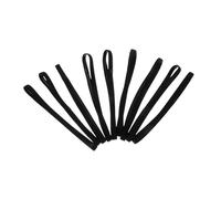Balacoo 9pcs Black Stretchy Sports Headbands Non Slip Yoga Dance Running Hair Bands for Boys and Unisex Fitness Exercise