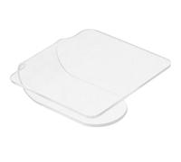Balacoo Acrylic Mixing Palette Small Makeup Mixing Tray Portable Integrated Molding Design Handheld Nail Polish Lipstick Artist Supplies for Painting Cosmetics