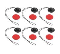 Balacoo Action Camera Safety Tethers Secure Attachment Leash Strap Nylon and Abs Material 6pcs with Strong Adhesive Stickers for Outdoor Sports and Surfing