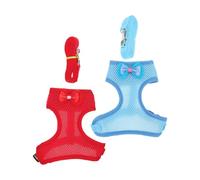 Balacoo Adjustable Chicken Harness Leashes with Practical Cloth Material 2 Sets for Hens and Roosters Suitable for Walking and Outdoor Activities