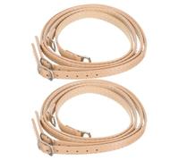 Balacoo Adjustable PU Shoe Bands for High Heels 2 Pairs Nude Colour Detachable Support Straps with Cross-Style Design for Women’S Shoes
