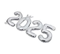 Balacoo Aluminum Foil Balloons for Graduation and Year Eve Party Decorations Metallic Numbers with Crown Design Strong Tear Resistant Photo Props for Festival Celebrations