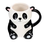 Balacoo Animal Shape Ceramic Panda Water Cup with Comfortable Grip for Mom and Tea Lovers