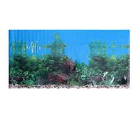 Balacoo Aquarium Sticker 3D Double Sided Sea World Scenery Background Picture Fish Tank Sticker Wall Sticker Underwater Backdrop Decor for Aquarium Fish Tank