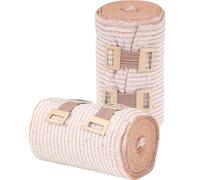 Balacoo Athletic Wraps Fixation Compression for Knee and Muscles 2 Rolls Breathable Cotton and Fiber Non-Stick to Body Hairs Sports Wraps
