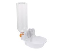 Balacoo Automatic Pet Water Dispenser Practical Water Feeder Bowl White 750ml Abs Material for Dogs and Suitable for Home Use