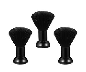 Balacoo Barber Hair Cleaning Sweeping Dusters Hair Neck Duster Brush Set 3pcs Comfortable to Use Plastic and Wool for Salon and Home Use for Professional Barbers