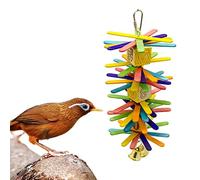 Balacoo Bird Parrot Foraging Popsicle Sticks Chew Toy for Medium and Small Parrots and Birds