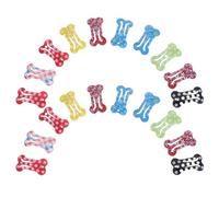 Balacoo Bone Shape Hair Clip Secure Hold 20pcs Metal for Dogs