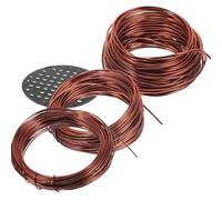 Balacoo Bonsai Wire Kit for Beginners with Copper and Plastic Tree Training Wires Easy to Use and Store for Garden Bonsai Tree Shaping