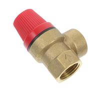 Balacoo Brass Pressure Relief Valve Female Thread Thin Film Safety Valve for Water Heaters and Gas Systems Bar Adjustable Pressure Control Corrosion Resistant Design