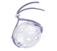 Balacoo Breathable Cat Muzzle for Grooming and Bathing, Easy to Apply Purple Polypropylene Pet Cat Accessory to Protect from Bites, Suitable for Household Kitten Supplies