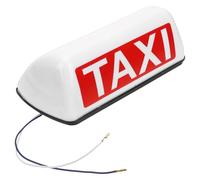 Balacoo Bright LED Taxi Roof Sign Light with Adhesive Base Taxi Indicator Lamp for Car Top Practical Car Roof Light for Multiple Usage Scenarios Random Color