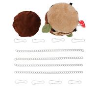 Balacoo Brown Cloth Small Animal Pet Bed House Buckles and Chains, Suspendable Hamster Warm Bed Protects from Cold, for Small Animals and Mice in Room the Floor