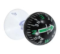 Balacoo Car Compass Ball Spherical Shape with Suction Cup Design Precise Directions, Abs Material Stylish and Simple for Dashboard Mount for Car or Boat Navigation
