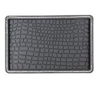 Balacoo Car Dashboard Multifunctional Sticky Mat with Rhinestone Decoration Non-slip Pad Anti-slip Chocolate Color Interior Pad for Phone Holder for Car Electronics Accessories