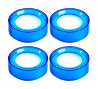 Balacoo Cash Handling Finger Sponge 4Pcs Blue Finger Moistener Pads for Counting Money, Fingertip Wet Sponge Suitable for Bank and Store Environments
