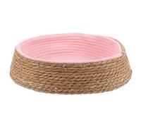 Balacoo Cat Beds for Indoor Cats - Rattan Pet Bed Round Cushion Circle Dog Bed Kitten Bed Cat Hut Cat Sleeping Bed Cozy Grass Willow Rattan Pet Nest for Cat Small Dogs