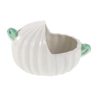 Balacoo Ceramic Cactus-shaped Hamster Bath Tub for Small Animals, Easy to Clean White Sand Bath Container Suitable for Chinchillas and Gerbils, Practical Home Decor and Bathroom Accessory
