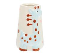 Balacoo Ceramic Hamster Water Bottle Holder Stand Beige Stable and Easy to Install Water Dispenser Vertical Kettle Bracket for Small Animals Suitable for Cage Use and Family Pets