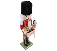Balacoo Christmas Nutcracker Figure Decoration Stable Material Nutcracker Craft Ornament for Home Bedroom Living Festive Holiday Cheer Xmas Party Favor Gift
