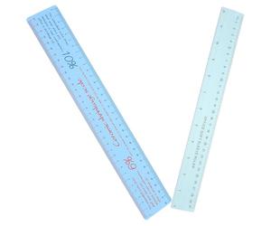 Balacoo Clay Measuring Tool, 2Pcs Plastic Shrinkage Scale Ruler Precision Metric Standard Marks for Ceramic Professionals and Pottery Modeling