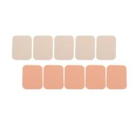 Balacoo Cosmetic Puff for Beauty Salons and Home Makeup Application 10pcs White Square Multipurpose Made of Synthetic Sponge Comfortable to Use for Wet and Dry Use