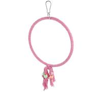 Balacoo Cotton Rope Parrot Swing with Wear-resistant and Bite-resistant Features, Suitable for Bird Cage or Desktop Use, for Parakeets Balance and Foraging Play