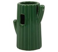 Balacoo Creative Cactus Shaped Ceramic Water Bottle with Stand for Hamster Enrichment for Hamsters Suitable as A Pet Water Bottle and Feeder for Travel Or Households with Single Or
