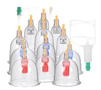 Balacoo Cupping Cup Tool Vacuum Jar for Home Use Abs Material Not Easy to Break Without Burr Body Care Tool for Sports and Massage Therapy
