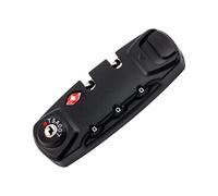Balacoo Customs Lock Zipper Bags Fixed Lock Fixed Safety Authentication Password Black- Industrial Hardware