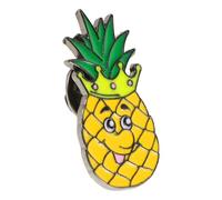 Balacoo Cute Pineapple Enamel Brooch for Women, Alloy Cartoon Fruit Pin with Versatile Use and Deformation Resistance, for Backpacks and Shirts on Pineapple Shirt Day