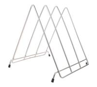 Balacoo Cutting Board Chopping Board Holder Stand Organizer Rack Stainless Steel for Kitchen with Sturdy Multipurpose Design Sturdy Silver under Cupboard Storage
